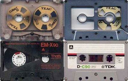tapes. tapes, tapes
